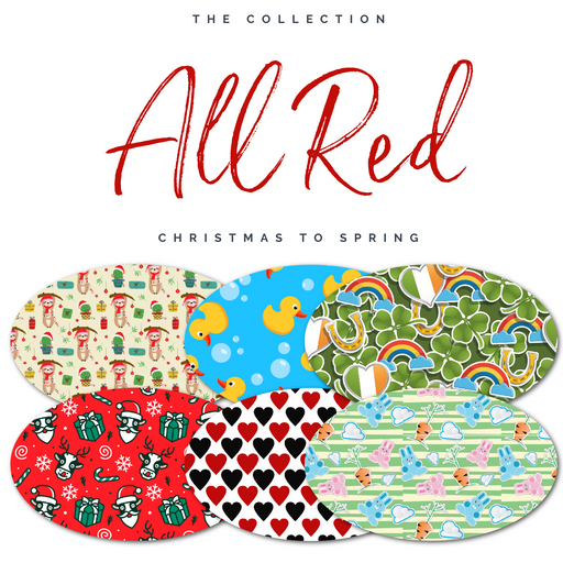 Christmas to Spring Grip Collection in All Red