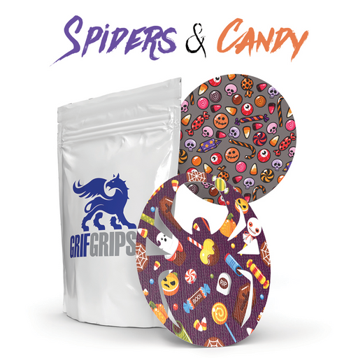 Spiders & Candy - Widow and Circle Shapes - Power-X Formula - 10 Pack - GrifGrips