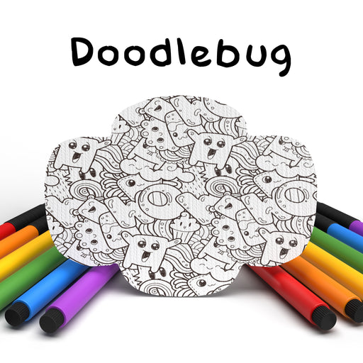 Doodlebug Combo: Color Your Own! Wrap Shapes - Select Your Formula - (15 Pack) - GrifGrips