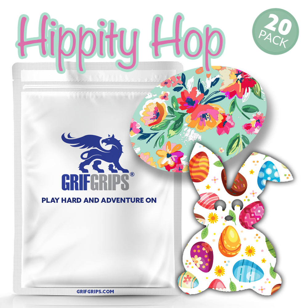 Hippity Hop (you don't stop) Combo: Choose Your Formula - Bunny and Oval Shapes (Pack of 20) - GrifGrips