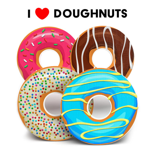I ❤️ Doughnuts Combo for Infusion Sets: Choose Your Formula - Spot Circle - 3" x 3" (20 Pack) - GrifGrips