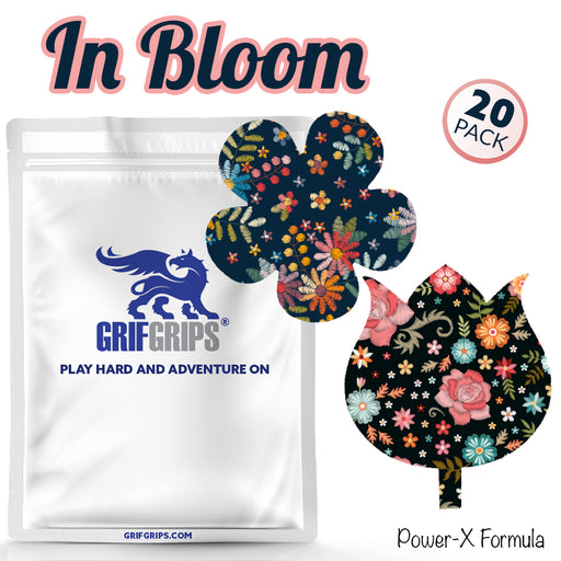 In Bloom Combo: Power-X Formula - Flower Shapes (Pack of 20) - GrifGrips