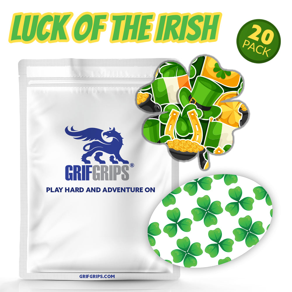 Luck of the Irish Combo: Choose Your Formula - Shamrock and Oval Shapes (Pack of 20) - GrifGrips