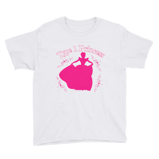 Type 1 Princess - Youth Short Sleeve T-Shirt - GrifGrips