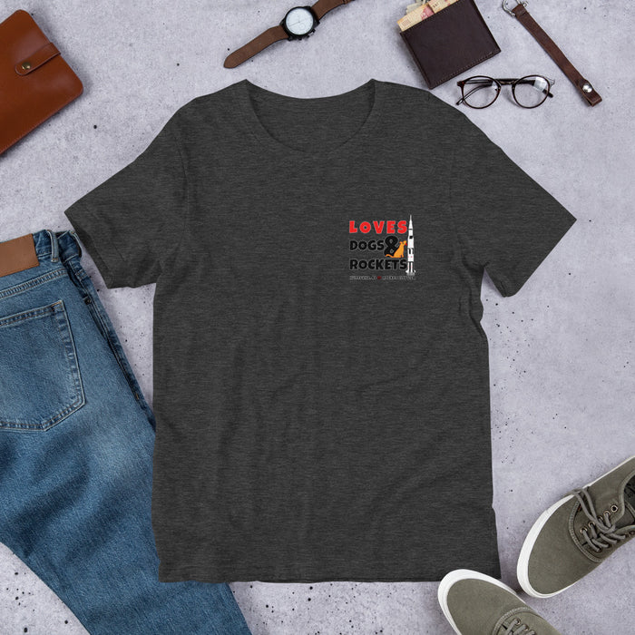 Loves Rockets & Dogs - Short-Sleeve T-Shirt - GrifGrips