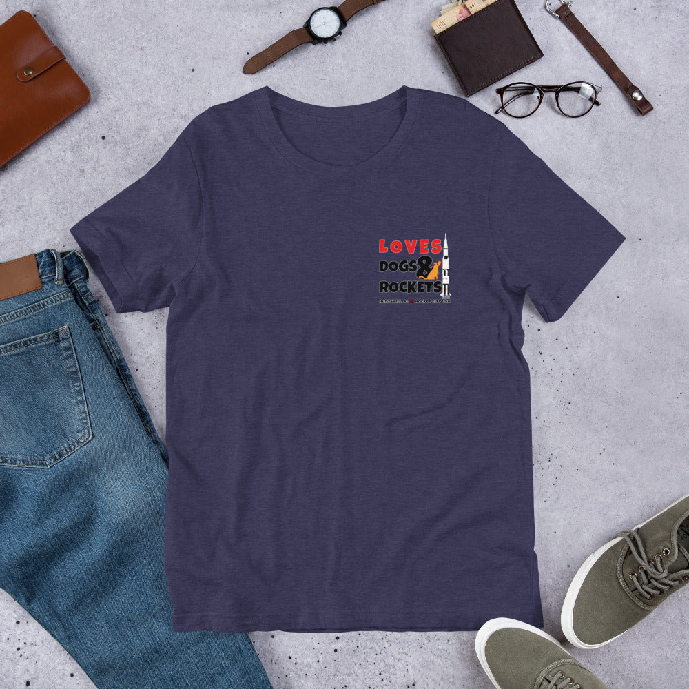 Loves Rockets & Dogs - Short-Sleeve T-Shirt - GrifGrips