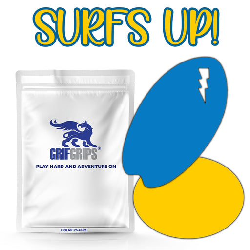 Surf's Up Combo: Original Formula - Oval and Surfboard Shapes - 20 Pack - GrifGrips