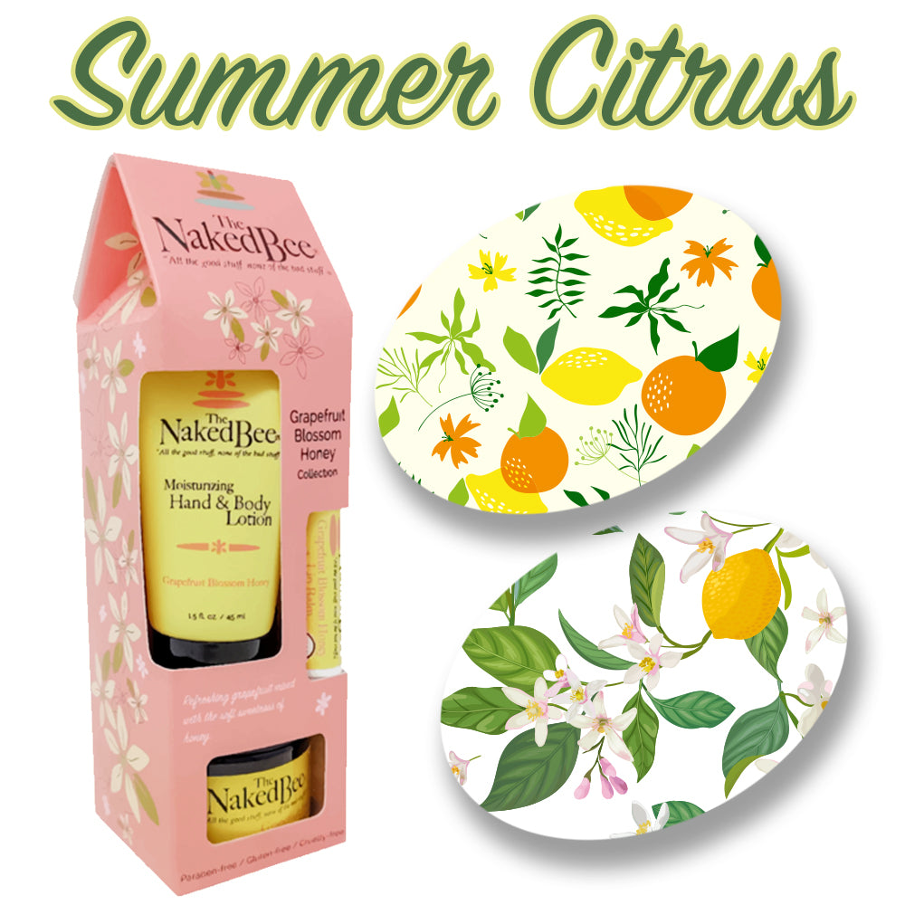 GrifGrips Summer Citrus Combo: Extreme - 10 Pack Grips Plus Grapefruit Blossom Collection - GrifGrips