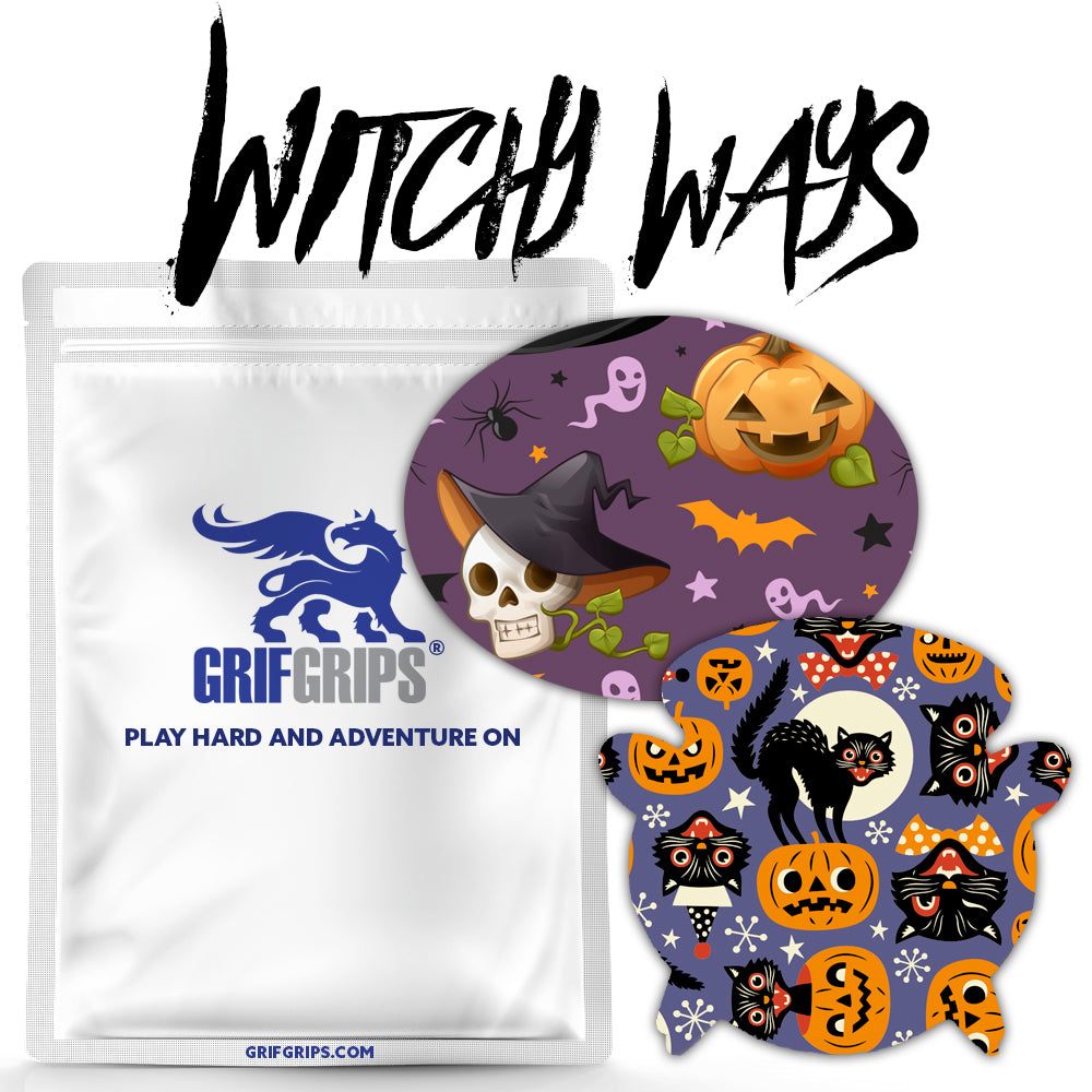 Witchy Ways Combo: Oval and Cauldron Shapes - Choose your own Formula - 20 Pack - GrifGrips